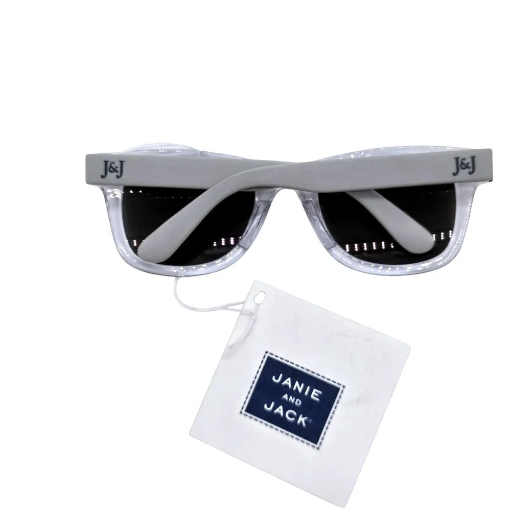 Janie and Jack Kids Sunglasses‎ Transparent Clear Frame 0-2 Years NWT